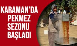 Karaman’da Pekmez Sezonu Başladı