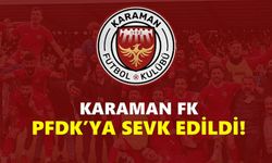 Karaman FK, Sarı Kartlar Nedeniyle PFDK’ya Sevk Edildi