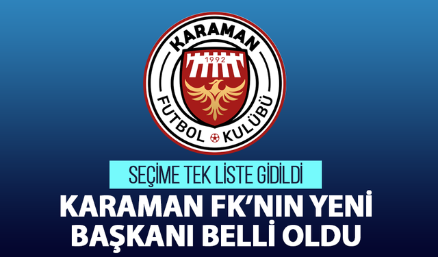 Karaman FK’de Yeni Yönetim Göreve Başladı
