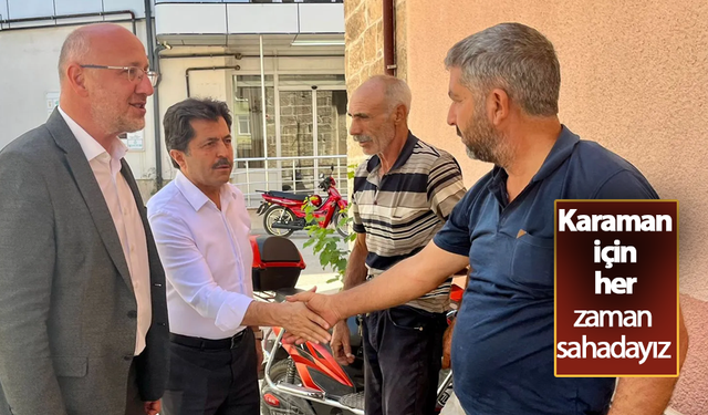 Osman Sağlam: Karaman İçin Her Zaman Sahadayız